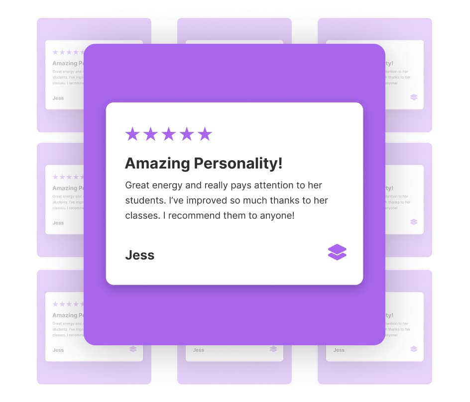 SuperStack testimonial sharing templates